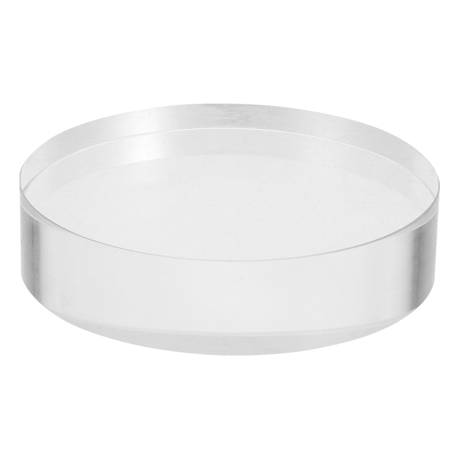 Paper Weight Crystal - Pisapapeles de cristal transparente y redondo,