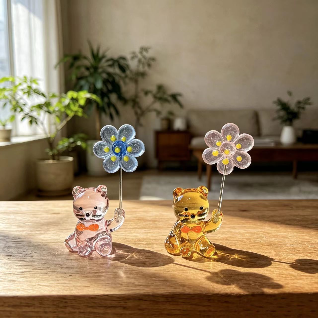 Paper Weight Crystal - Pisapapeles de Cristal Estilo Japonés con