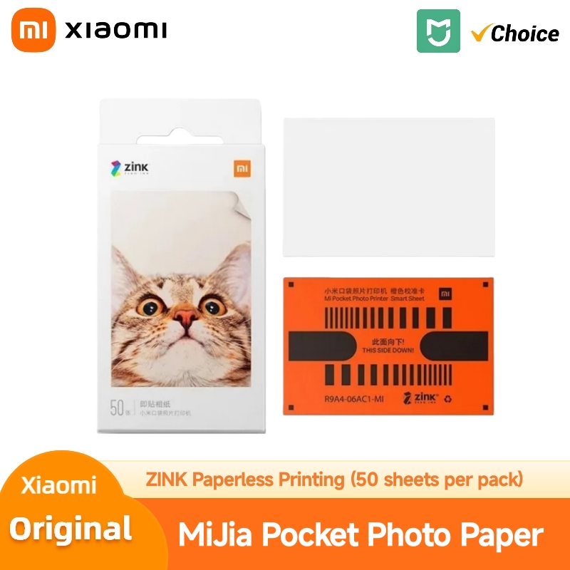 Ink Blotter Paper - Papel fotográfico MIJIA ZINK de bolsillo,