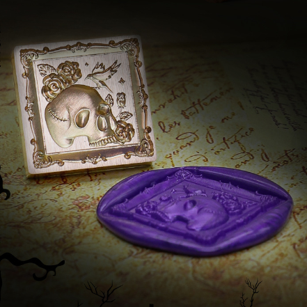 Sello de cera con patrón en re - Wax Seal Stamp Set reseña y precio