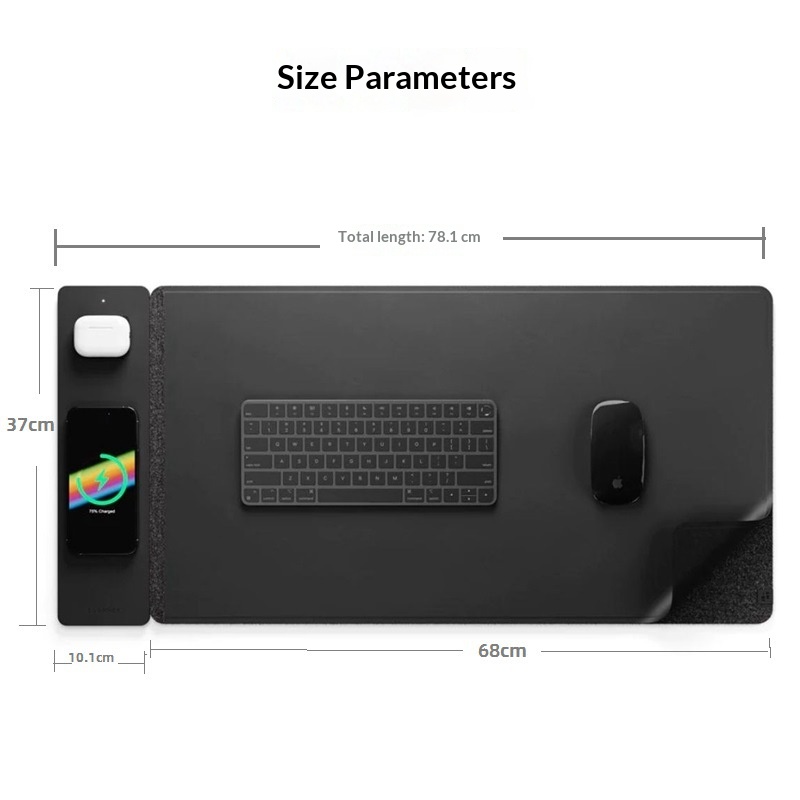 Alfombrilla de Ratón Magnética - Leather Desk Pad reseña y precio
