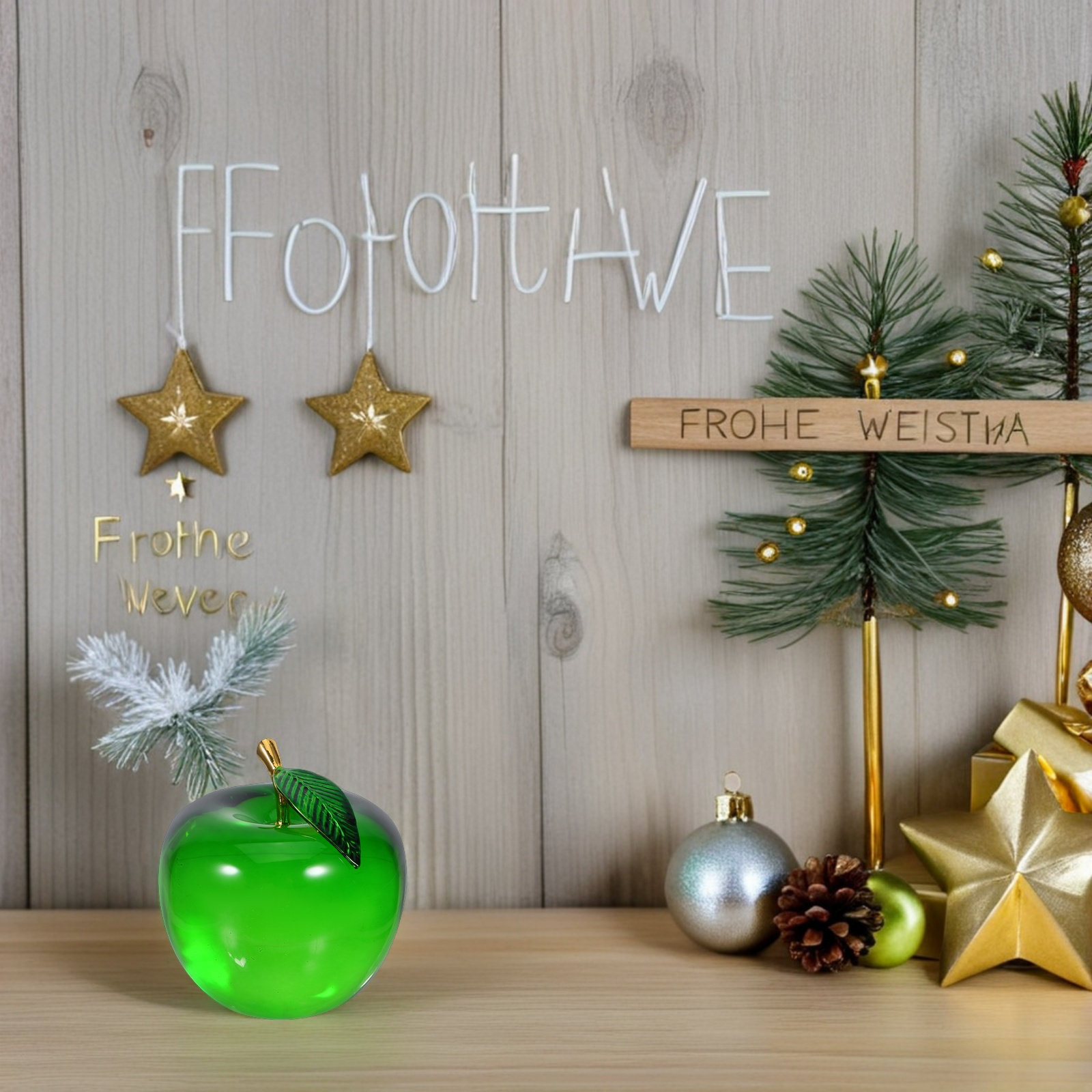 Decoración de manzanas, pequeñ - Paper Weight Crystal reseña y precio