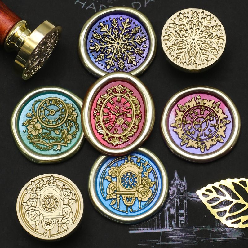 Reloj Retro, sello de cera, os - Wax Seal Stamp Set reseña y precio